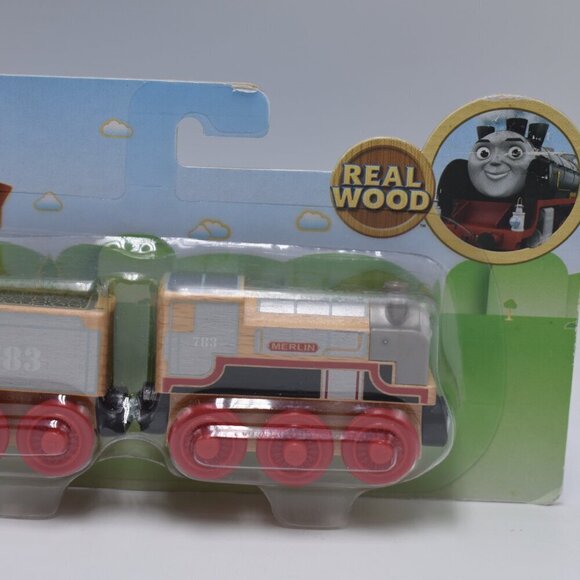 MERLIN The INVISIBLE 783 - Thomas & Friends Wooden Railway Wood Exposed Retired - Picture 3 of 14
